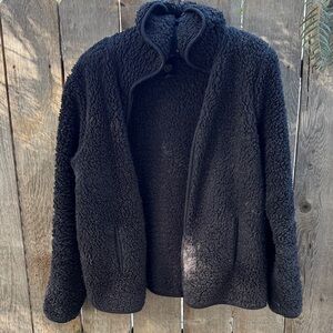 Cozy Black Sherpa Jacket